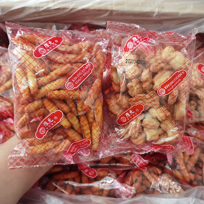 康元小熊饼干香酥条散装混