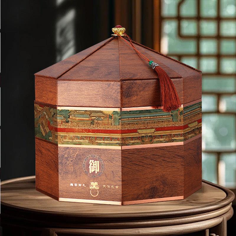 宫廷《御品》茶礼盒金骏眉正山小种红茶高山绿茶浓香新茶节日送礼