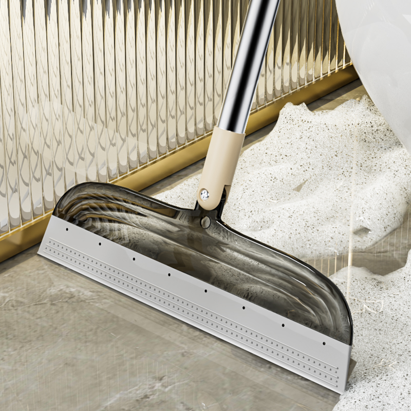 地刮地面刮水器卫生间p扫水浴室刮水捎把家用加长硅胶拖把拖地扫
