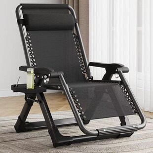躺椅折叠午休椅子办公p室午睡床可坐可躺懒人椅陪床椅多功能家用