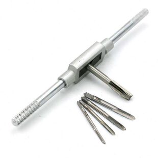 转12攻-配件手正用M3套M手动手用丝锥反扳手丝扳手丝攻棘轮 可调