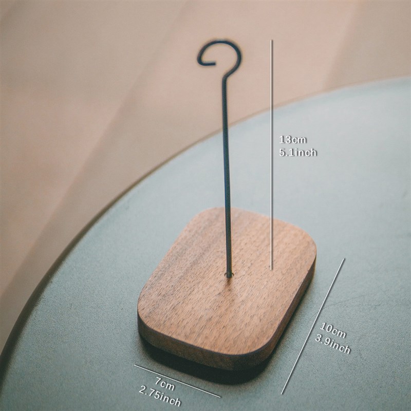 风铃挂架和弦风铃挂钩自粘免打孔胡J桃木悬挂木门铁门玻璃门