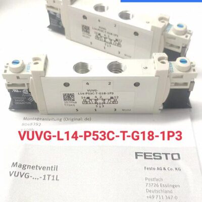 ---/L5UV/T电磁阀13CG W2P51014FESTO650L/ - 1HG16EVL--8现货M71