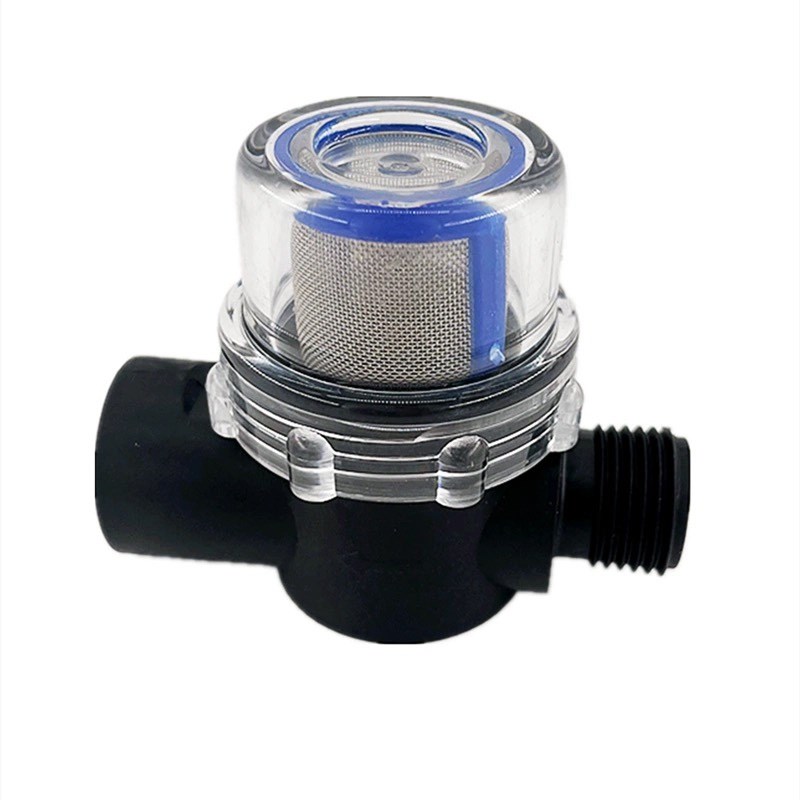 房车水泵过滤器 拖车拖挂隔膜泵增D压泵水质过滤器 四分水路过滤