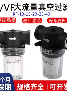 空气滤芯-RF/泵大流量气动10负压--4025V真空发生器过滤器20F-15-