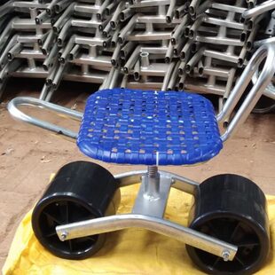 茶摘工具车懒人度升降凳车黄瓜园旋转大棚360车移动采摘