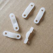 线卡粒压扣两桥线压籽夹片弧形线紧压孔型线电线线板固塑料器