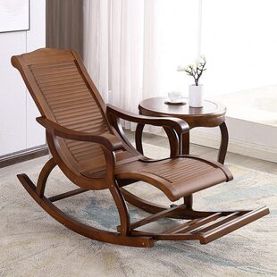 实木摇椅靠椅椅摇摇椅家用摇椅老人舒适懒人老人躺椅专用休闲椅子