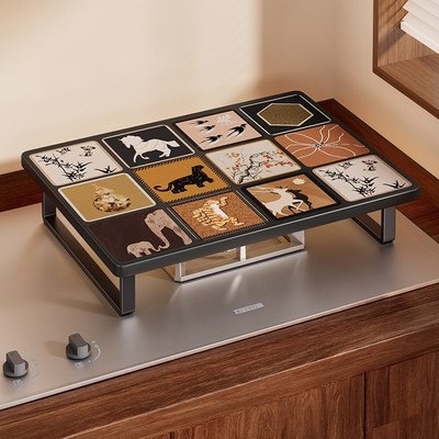 厨房置物架电磁炉燃气灶架托台面垫高支架微M波炉增高架灶台用神