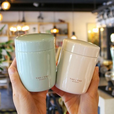 宽大广口径保温杯女士便携装粥汤早餐冬季L学生宿舍不锈钢水壶杯