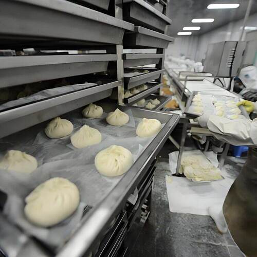 金宏全自动仿手工包子食品级机多功能灌汤包卷面式包子机一体机器