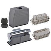 配件工业热流道.插头.插头模具热流道 小重载连接器H16芯.A连接器