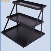 三层店利小零食销促桌面小店超市收银台货架商部便口香糖展示架卖