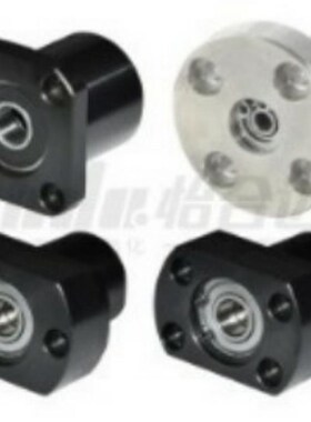 方法兰轴承座带扣环双轴承座钢件方型轴承固定座PBFP41 6204