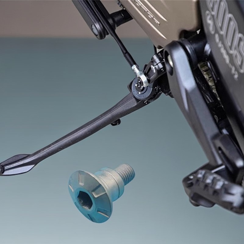 钱江闪300单撑站脚螺丝边撑侧梯熄火开关QJ300-12小脚撑闪350配件