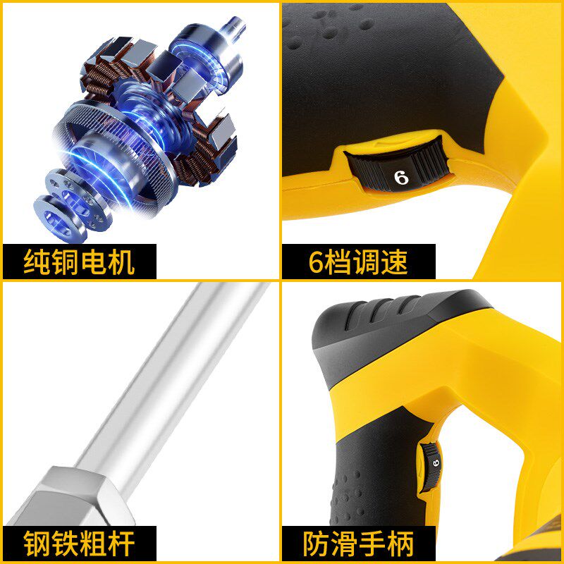 工业电动搅拌器打浆凝土打灰机大功率涂料油漆腻子粉水泥搅拌机器