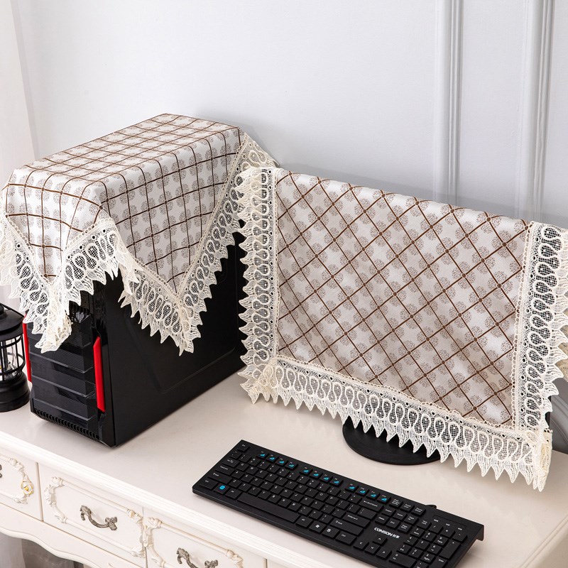 电脑显示器罩盖布监控屏幕盖布防尘巾24寸27寸32寸一体液晶屏幕罩