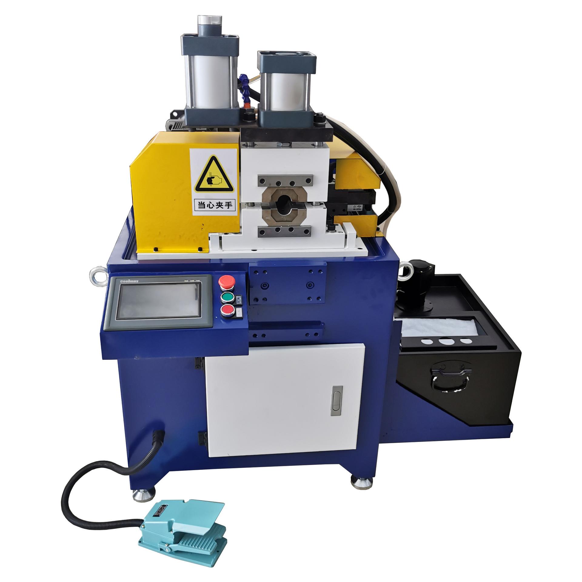 厂家供应圆管方管钢管钻孔机攻丝机多功能倒角钻孔攻牙机