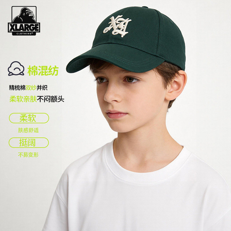 XLARGE中大童防紫外线防晒棒球帽图片