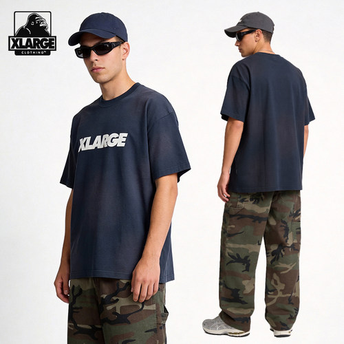 XLARGE中性风水洗T恤2026新款