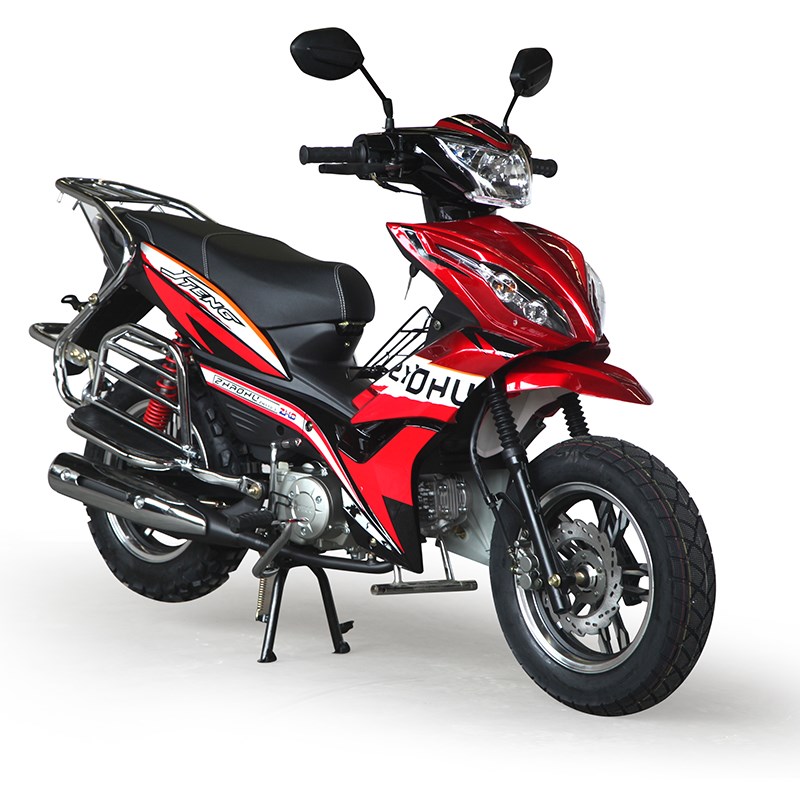 弯梁摩托车可上牌125踏板外卖燃油助力车男女国四电喷110整车