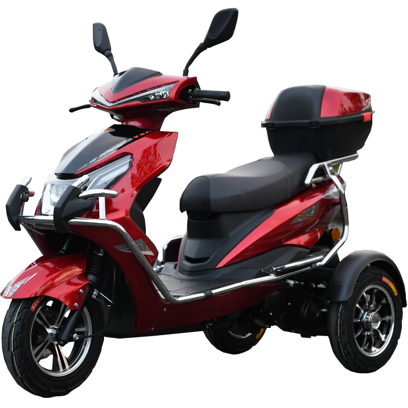 电动三轮车燃油车男女代步油电混合汽油三轮踏板摩托车山区爬坡王