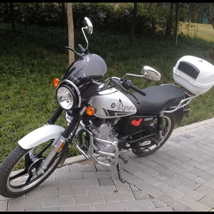 摩托车圆灯挡风玻璃EN125锐猛小太子GR150天戟骏通用改装前风挡罩