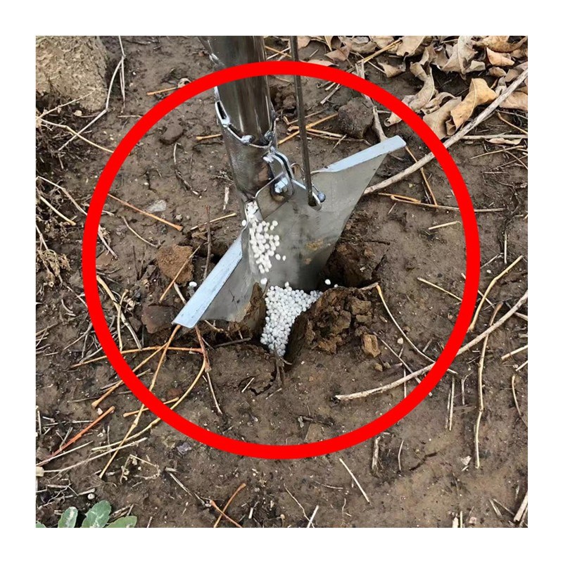 背负式施肥桶农用追肥器背负式点肥溜肥撒肥放肥料手动下化肥机