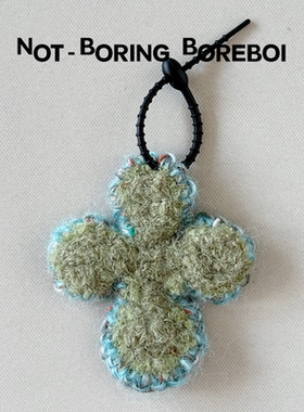 NB B丨纯手工羊毛包包挂件 原创设计 钥匙扣