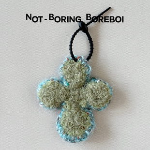NB B丨纯手工羊毛包包挂件 原创设计 钥匙扣