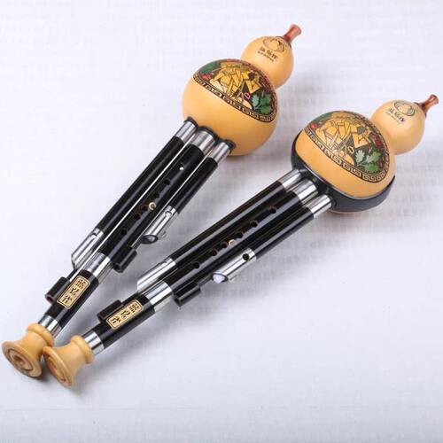 云南蓝孔雀演奏款黑檀木葫芦丝C调降B调G调F调D调