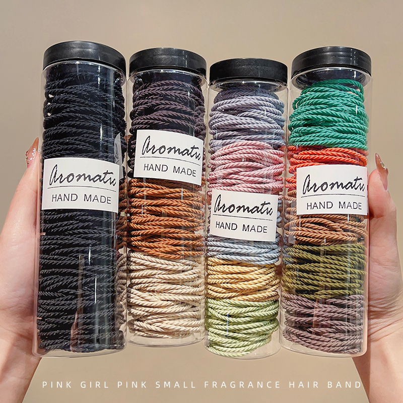 黑色小皮套头绳女网红扎高马尾橡皮筋发绳202O4新款高弹力耐用发