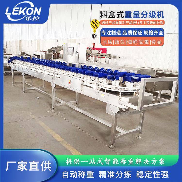 南瓜红薯称重分选机芒果猕猴桃重量分级机山药自动分拣设备