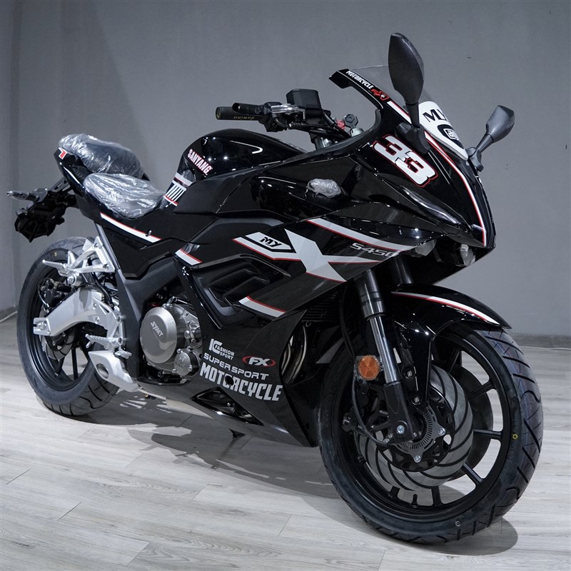 全新国四电喷魔影S450摩托车跑车忍者400c双缸重机车地平线可上牌