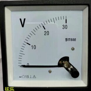 51T666 指针交流电压表51T666-30V 50V 75V 100V 250V 300V 500V