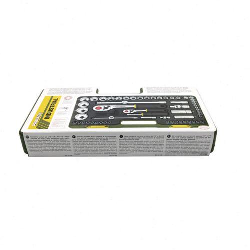 PROXXON迷你魔公制标尺棒式套筒棘轮组套工具 65件装 NO23286