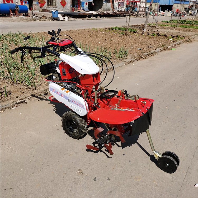 大葱大姜开沟培土机 186型多功能田园管理机 自走式大葱培土机