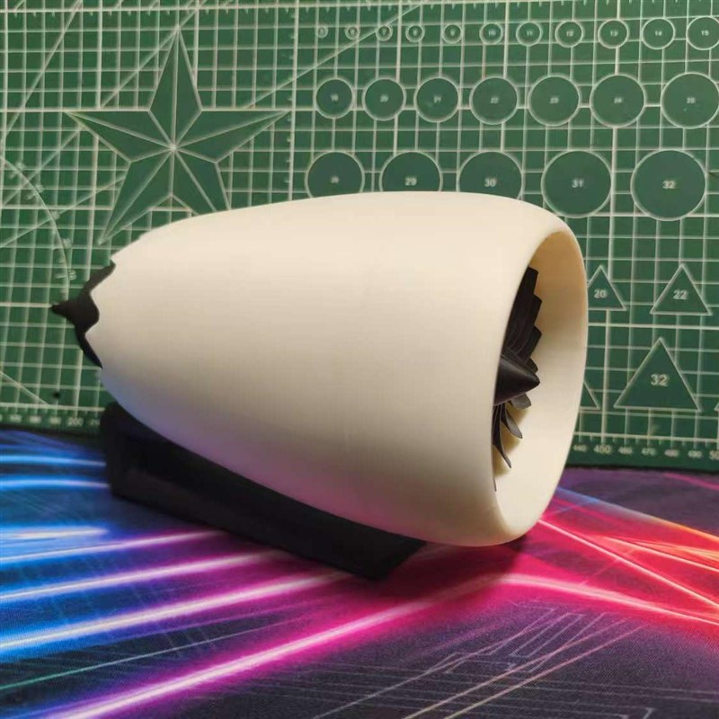 涡扇发动机模型航空飞机喷气式引擎可发动启动科学实验摆件