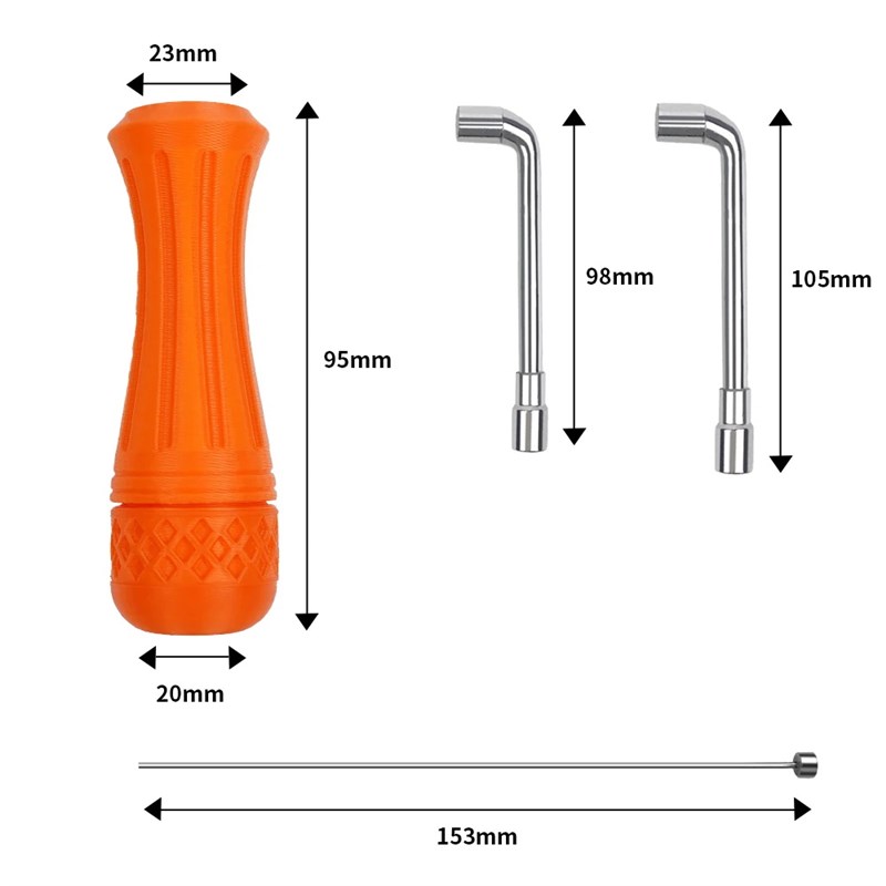 3D打印机配件 打印热端喷头堵塞清洁工具E3D/MK8 CR火山喷嘴清理