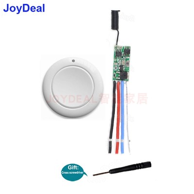 微型无线遥控开关DC5V12V接收解码开关控制器LED灯带灯串遥控模块