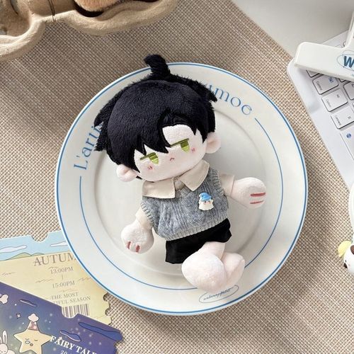 15cm捶锤体10cm娃衣站姿棉花娃娃衣正常体海星体毛绒公仔衣服套装