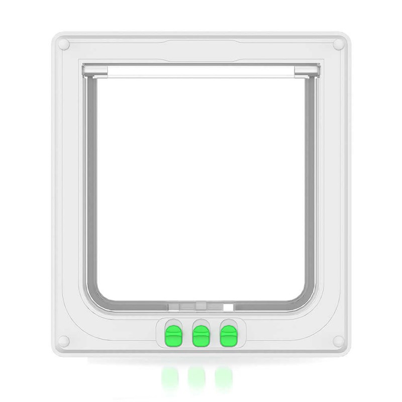 宠物门洞猫狗自由出入口双向自动开关神器猫咪进出门柜门上门安装