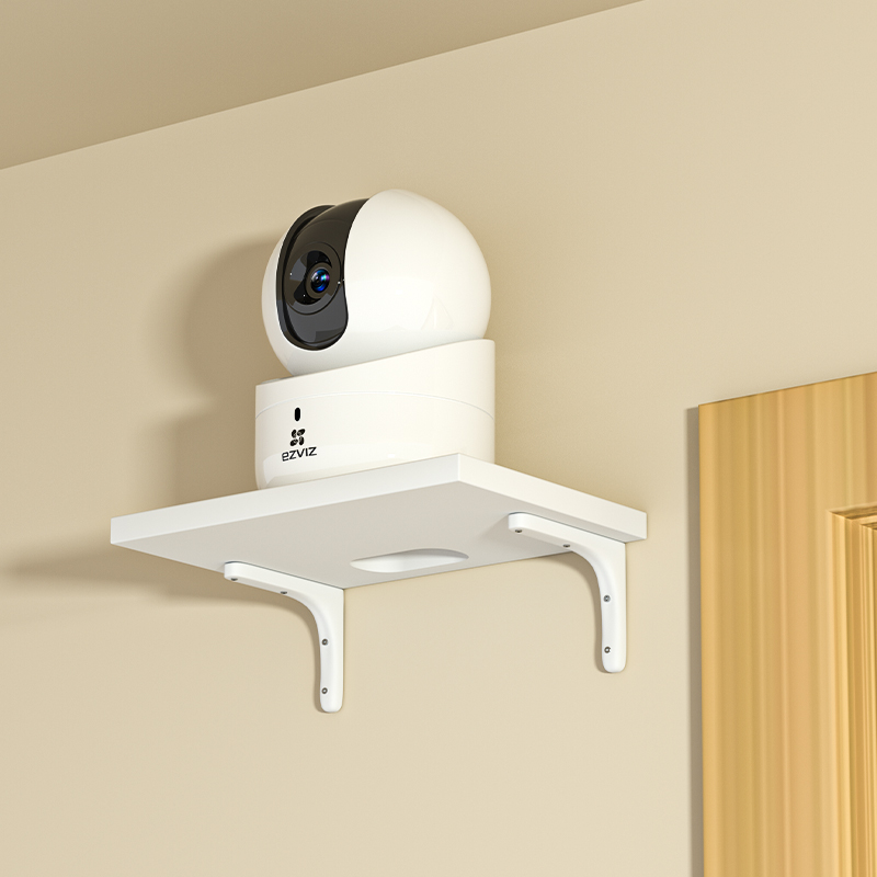 摄像头室内支架免打孔家用监控室外墙壁墙上置物架路由器放置架子