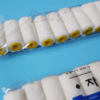 2寸迷你滚筒刷 乳胶漆油漆刷涂料修补滚子小滚筒拇指羊毛滚筒包邮