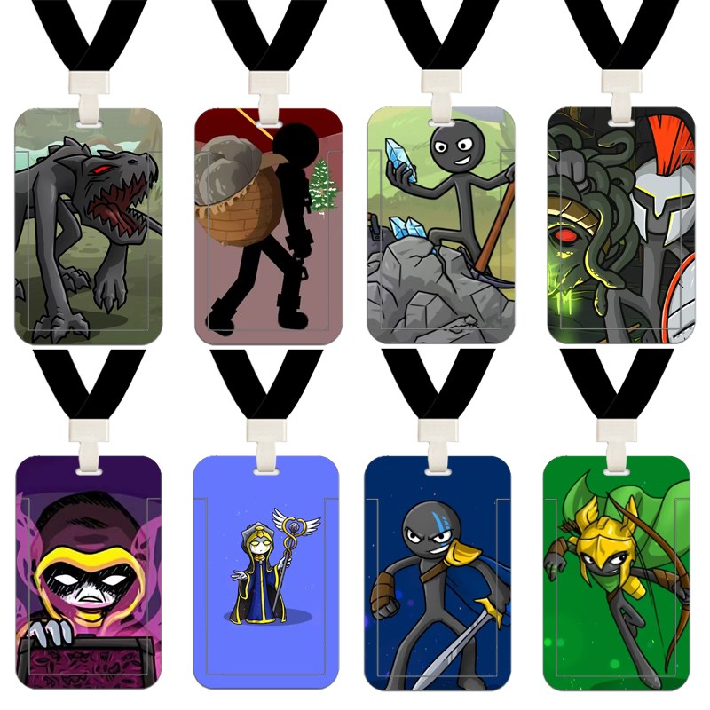 游戏火柴人战争遗产大战同款饭卡校园公交地N铁卡学生工作证件卡