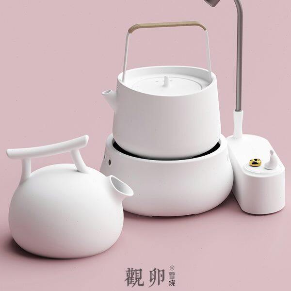 台湾晓浪烧大简观卵电陶茶炉煮茶器电陶炉迷你电热泡茶煮茶专用炉