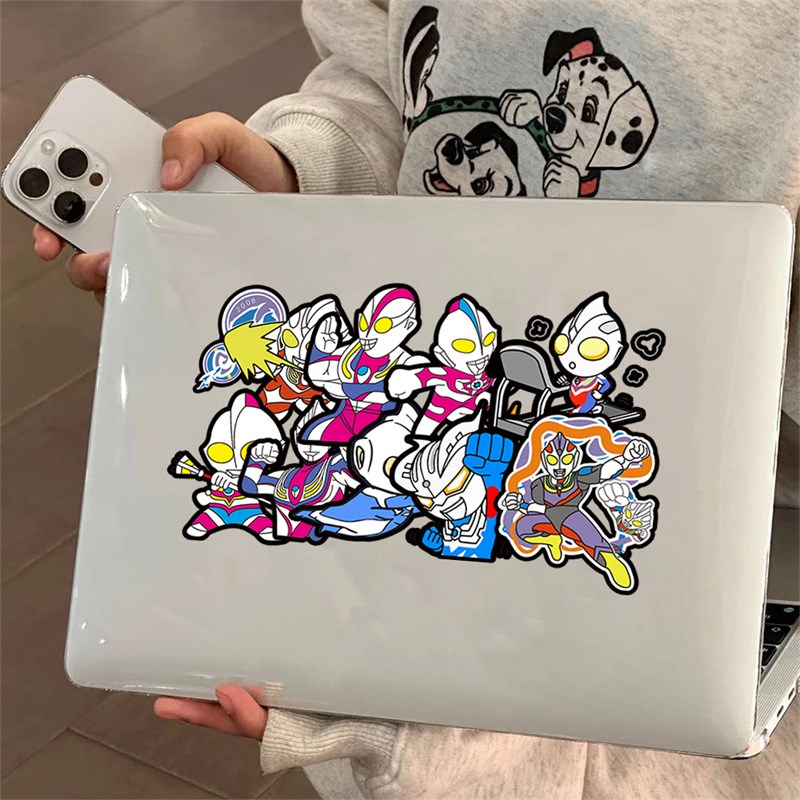 50张卡通英雄奥特曼动漫男生涂鸦贴纸装饰笔记本头盔相框画手账保