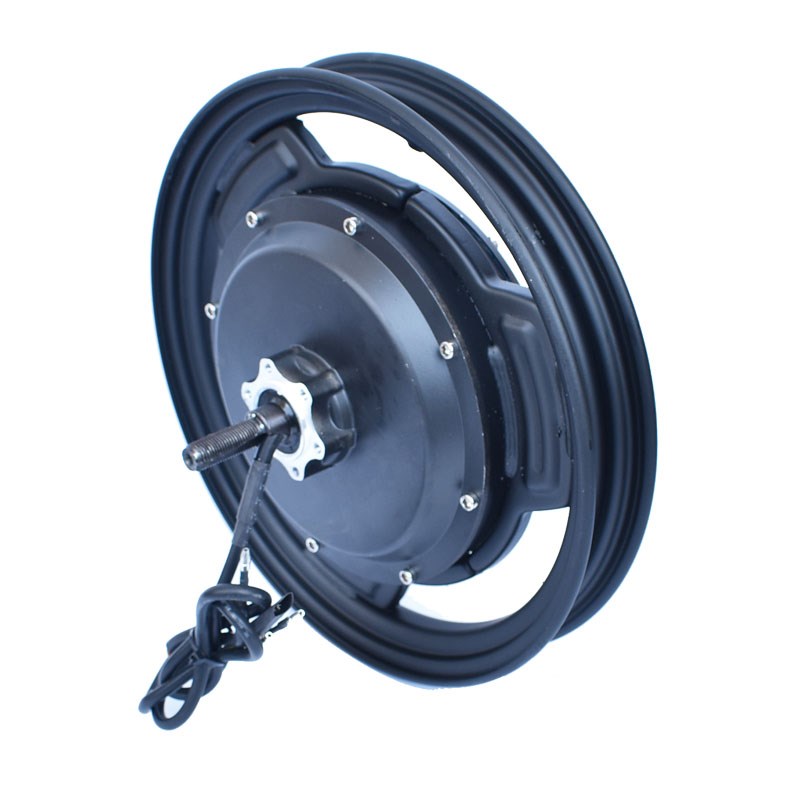 折叠电动车电机14寸16寸20寸锂电池无刷无齿电机代驾车外卖48伏