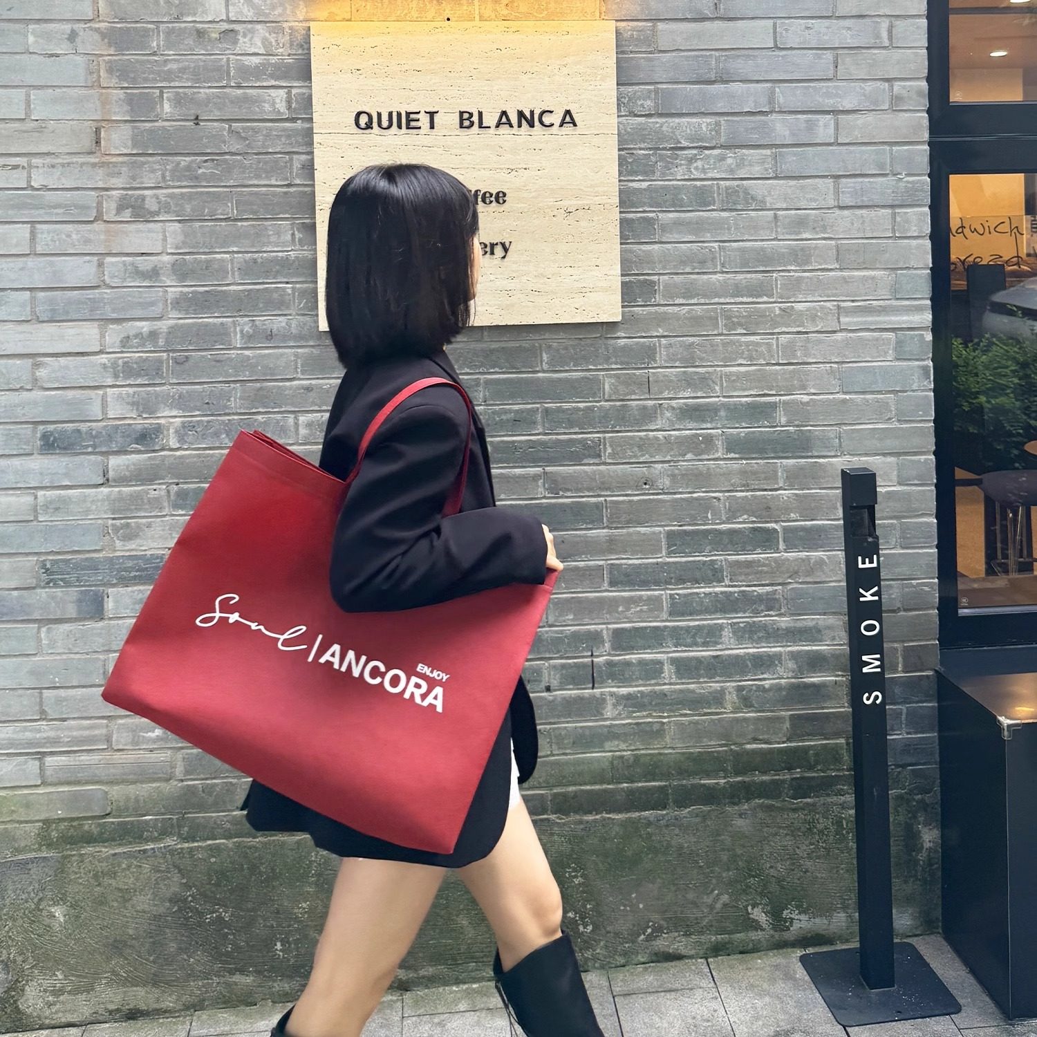 安可拉红衣服手提袋子服装包装袋子无纺布购物袋高档精致礼品袋子,包装,无纺布包装袋,淘宝优惠券,粉丝福利购,淘宝优惠卷