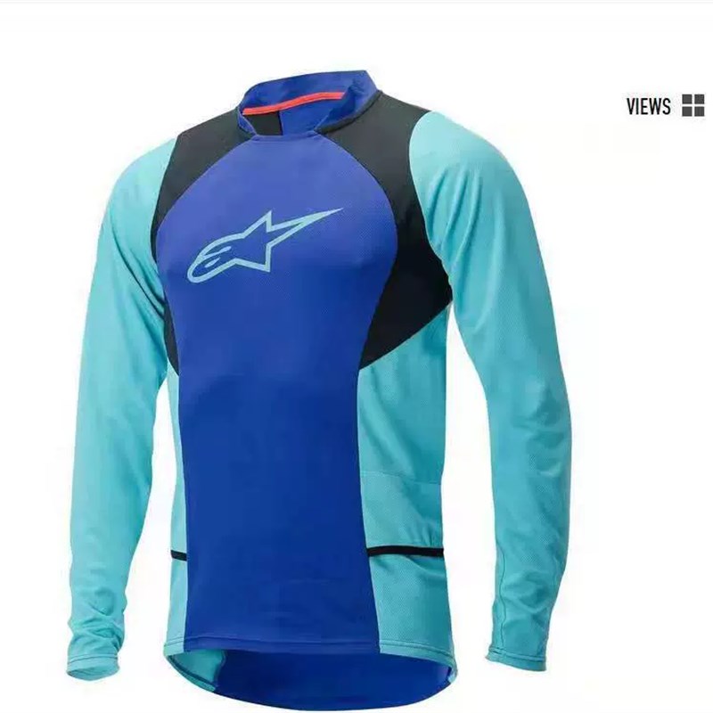 户外越野机车服速降服山地自行车骑行服男女长袖赛车服速干透气